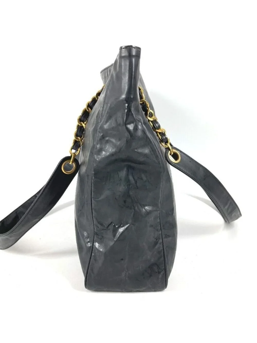 Chanel Shoulder Bag CC Logo Black